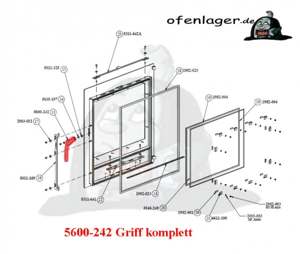 5600-242 Klinke komplett