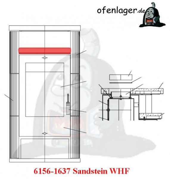 6156-1637 Sandstein WHF