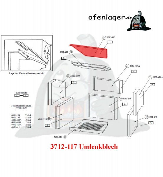 3712-117 Umlenkblech