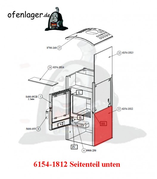 6154-1812 Seitenteil unten