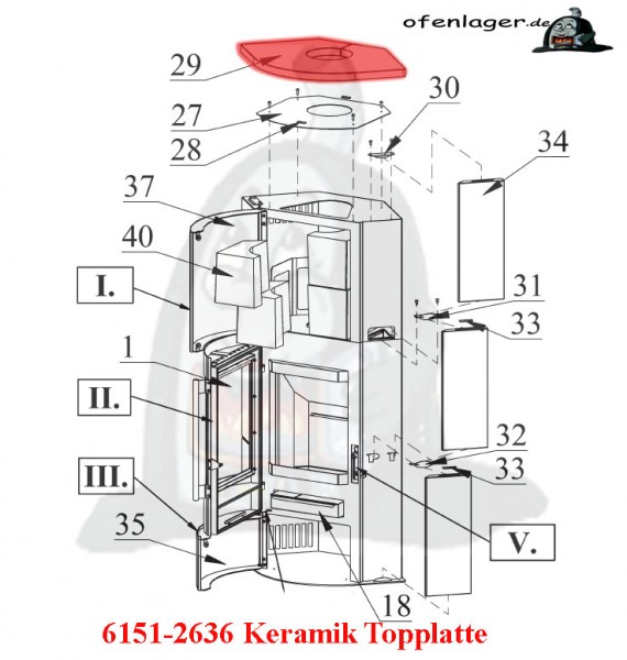 6151-2636 Keramik