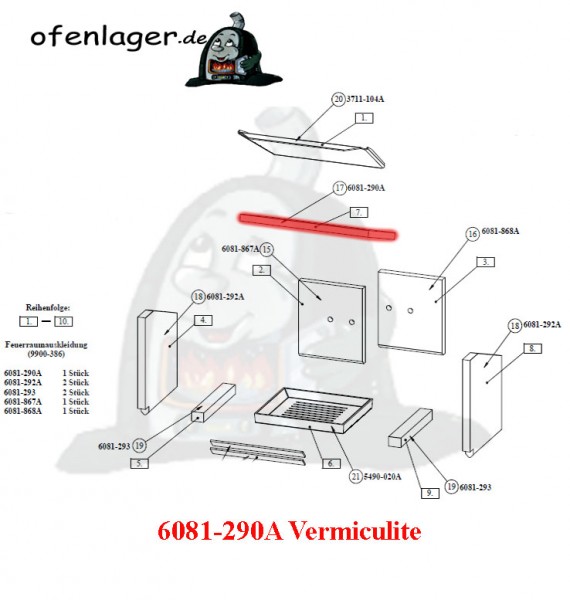 6081-290A Vermiculite