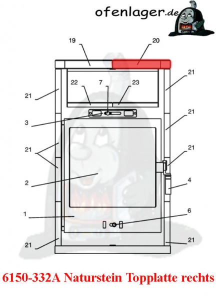 6150-332A Naturstein