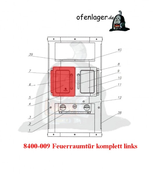 8400-009 Feuerraumtür