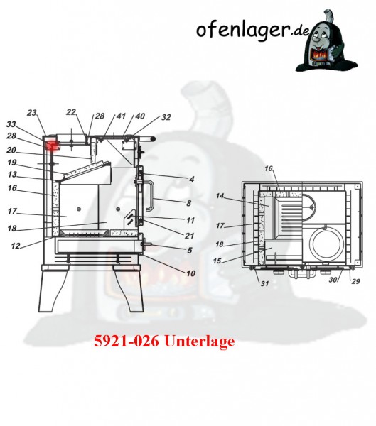 5921-026 Unterlage