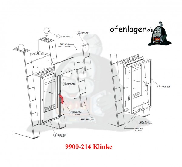 9900-214A Klinke