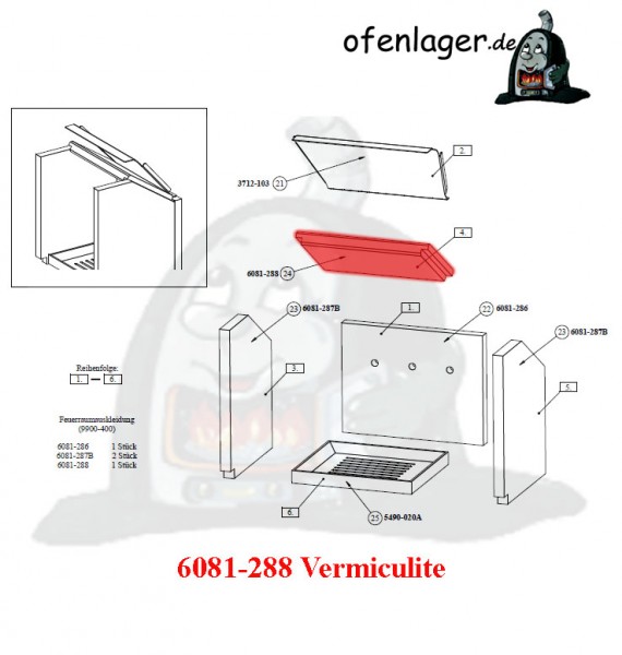 6081-288 Vermiculite