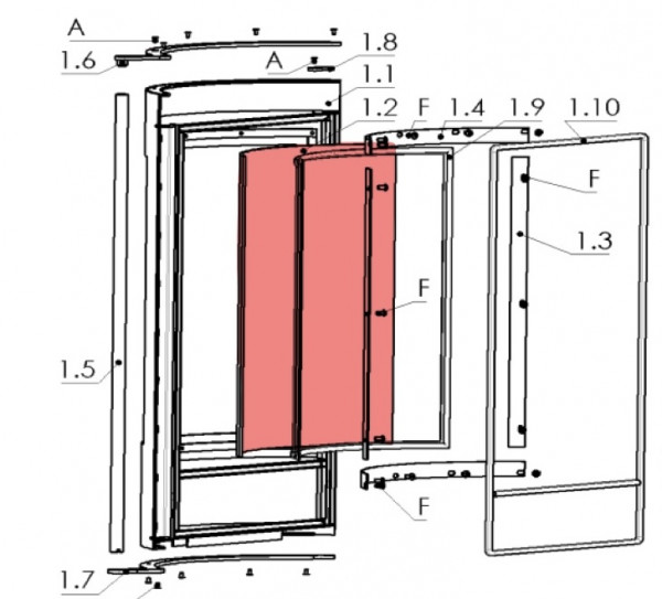 Hitzebeständiges Glas 5540-371C