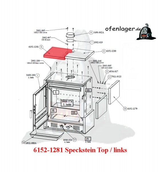 6152-1281 Speckstein