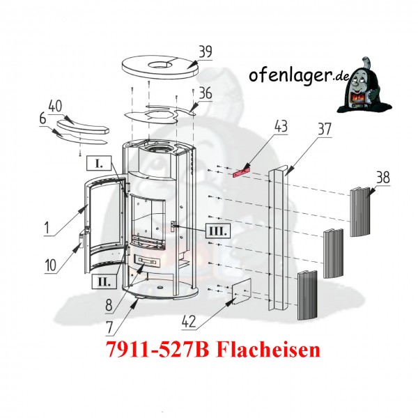 7911-527B Flacheisen