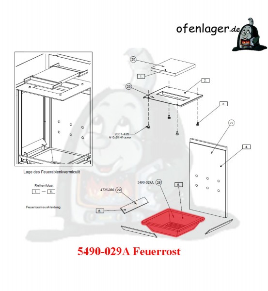 5490-029A Feuerrost