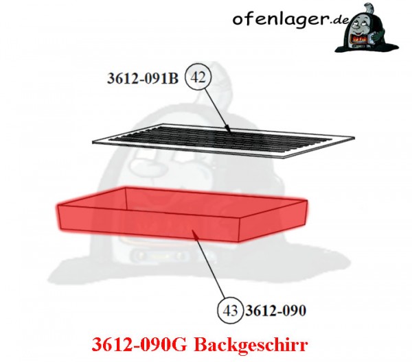 3612-090G Backgeschirr