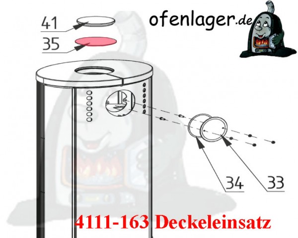 4111-163 Deckeleinsatz