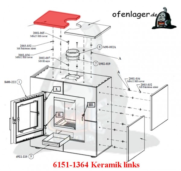 6151-1364 Keramik links