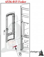 6536-015 Tür Feder 6536-015 Tür Feder