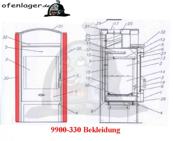 9900-330 Bekleidung / 1 Stück