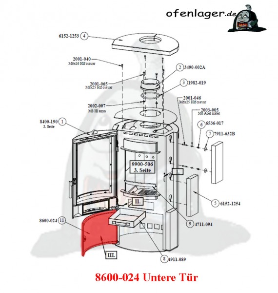 8600-024 Untere Tür