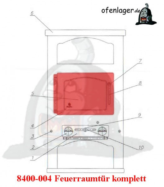 8400-004 Feuerraumtür
