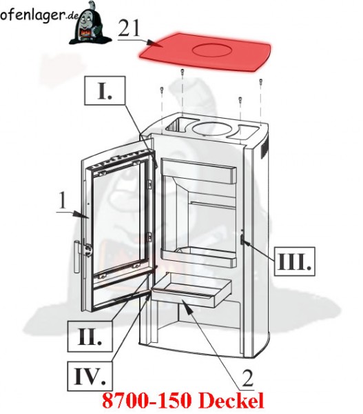 8700-150 Deckel