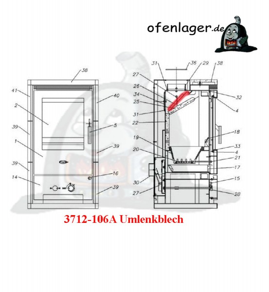 3712-106A Umlenkblech