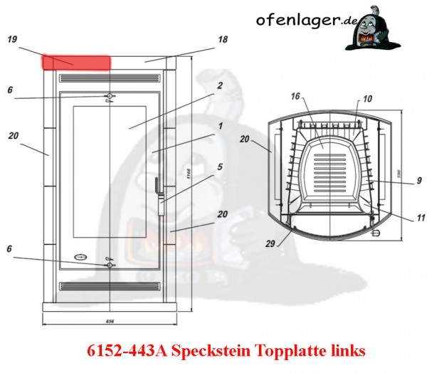 6152-443A Speckstein