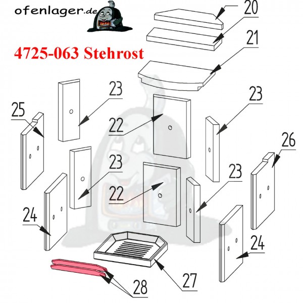 4725-063 Stehrost 1 Stück