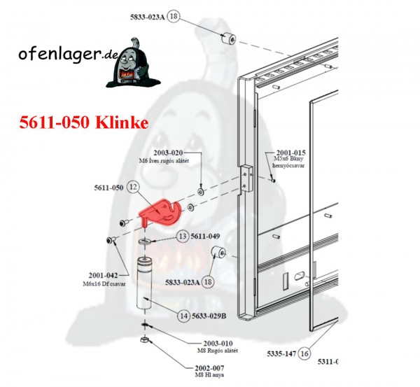 5611-050 Klinke