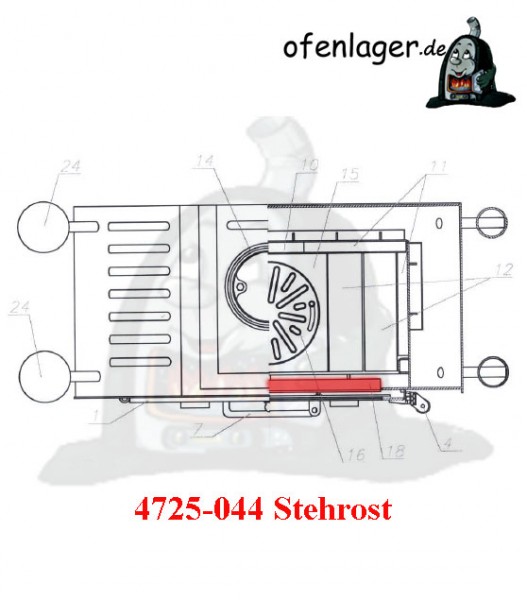 4725-044 Stehrost 1 Stück