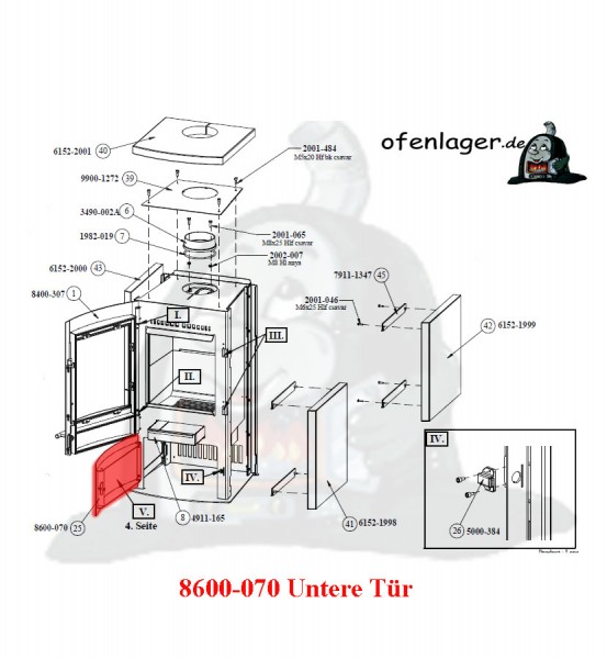 8600-070 Untere Tür