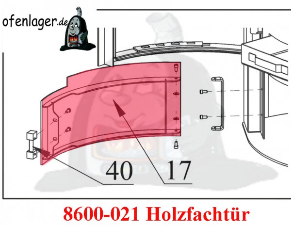 8600-021 Holzfachtür