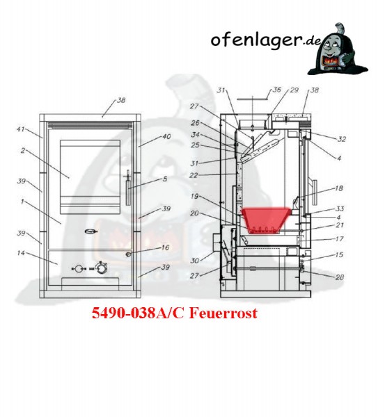 5490-038A Feuerrost