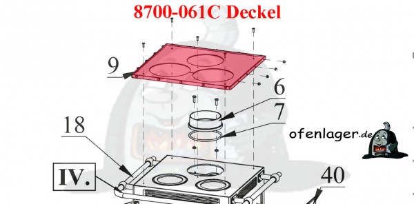 8700-061C Deckel