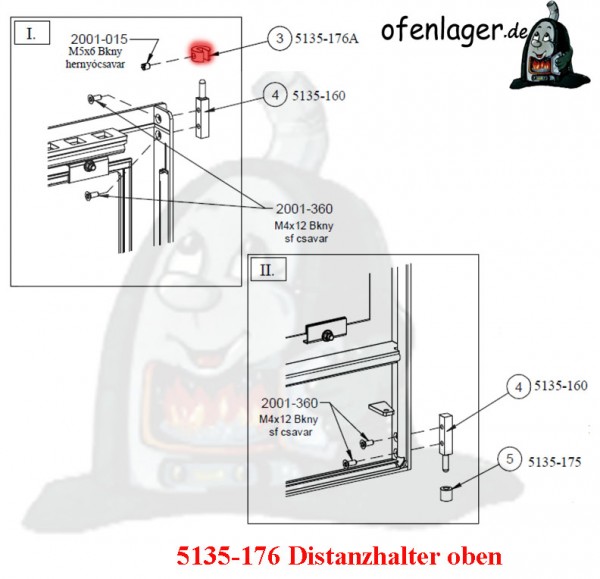 5135-176A Distanzhalter oben