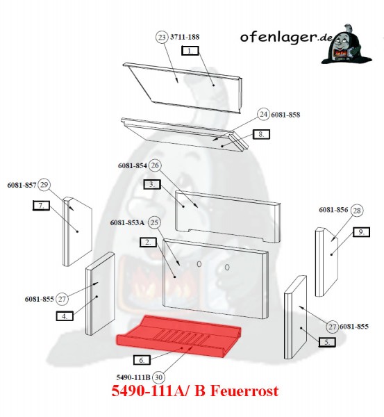 5490-111B Feuerrost