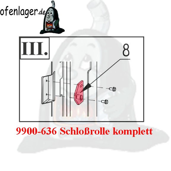 9900-636 Schloßrolle komplett