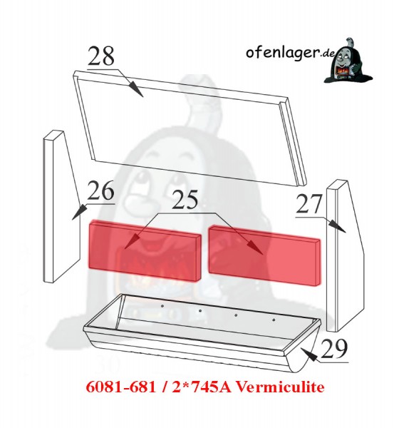 6081-681 Vermiculite/2*6081-745