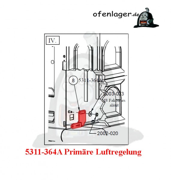 5311-364A Primere Luftregelung