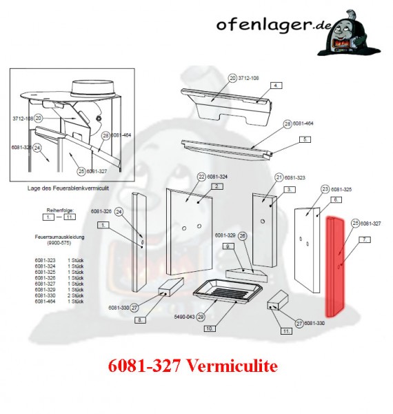 6081-327 Vermiculite