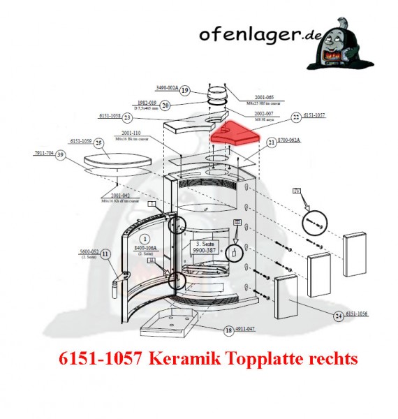 6151-1057 Keramik