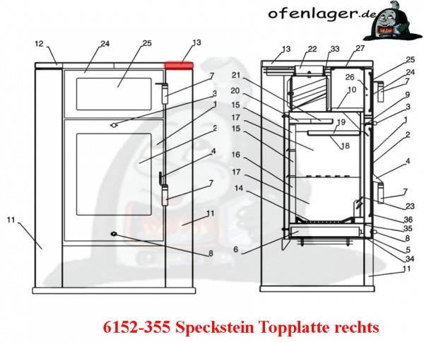 6152-355 Speckstein