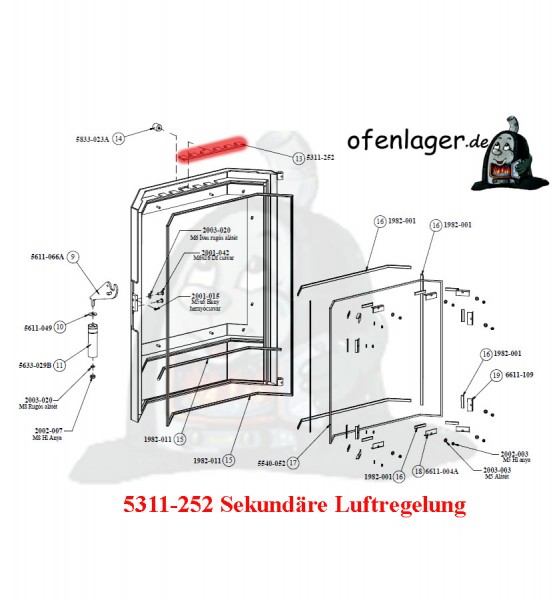 5311-252 Sekundäre Luftregelung