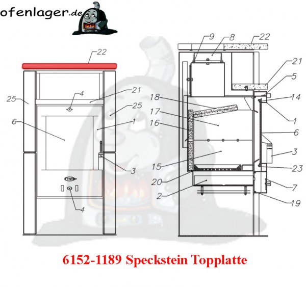 6152-1189 Speckstein