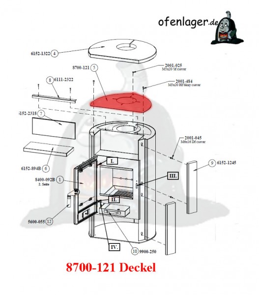 8700-121 Deckel