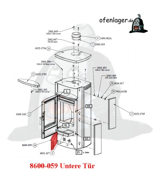 8600-059 Untere Tür