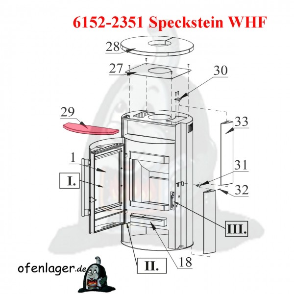 6152-2351 Speckstein WHF