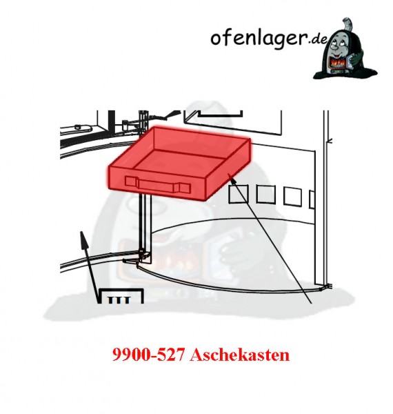 9900-527 Aschenkasten