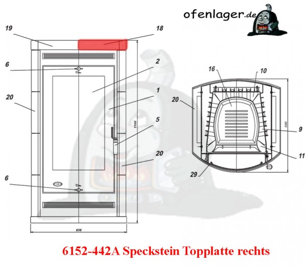 6152-442A Speckstein