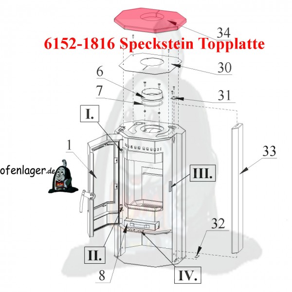 6152-1816 Speckstein