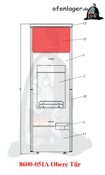 8600-051A Obere Tür