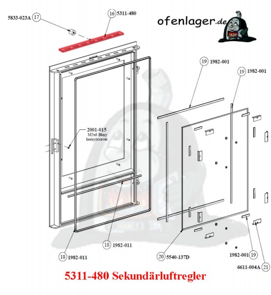 5311-480 Sekundärluftregler